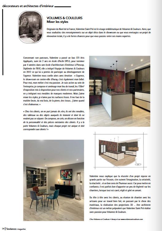 RETROUVEZ NOUS DANS LE TENDANCES MAGAZINE - DECEMBRE 2024